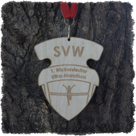 Holzmedaillen Sonderformen Laserkonturgeschnitten.